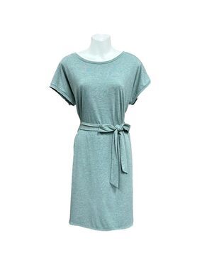 Ichi Sage sparkle jersey round neck belted tee shirt dress  Small soft